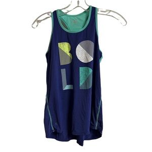 Athleta girl 12 blue Racerback tank top